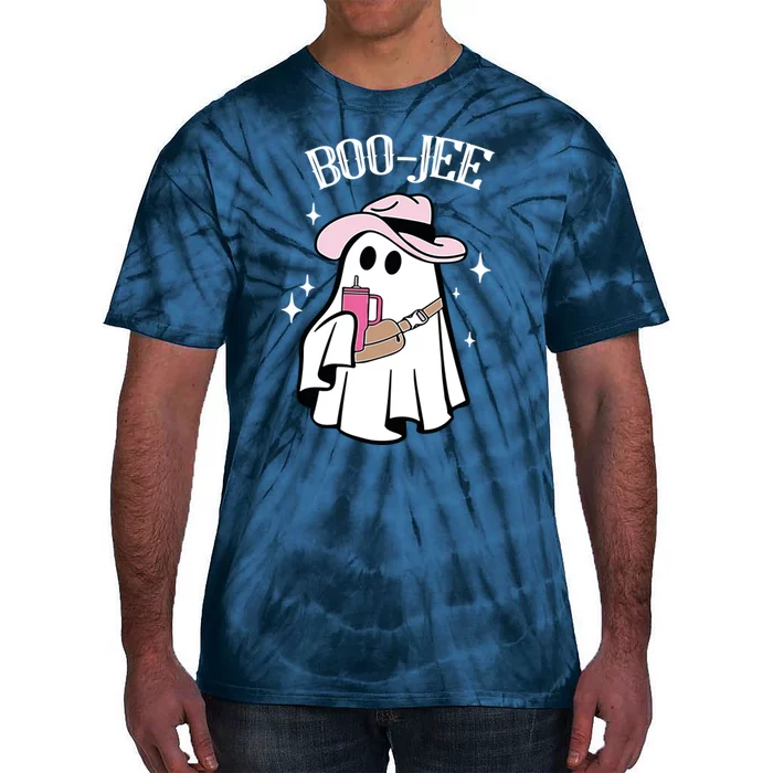 BooJee Stanley Funny Halloween Tumbler Inspired Ghost Tie-Dye T-Shirt