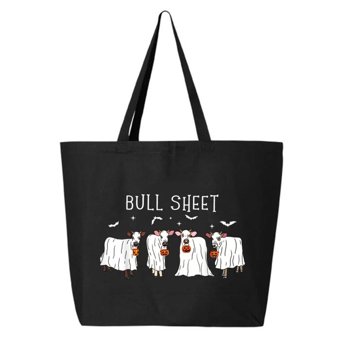 Bull Sheet Funny Ghost Cows 25L Jumbo Tote