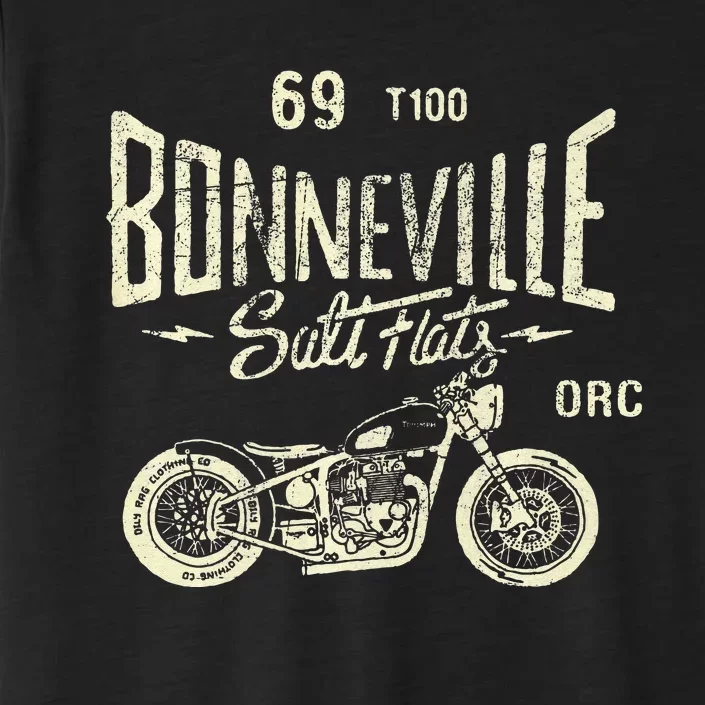 Bonneville Salt Flats Motorcycle Racing ChromaSoft Performance T-Shirt