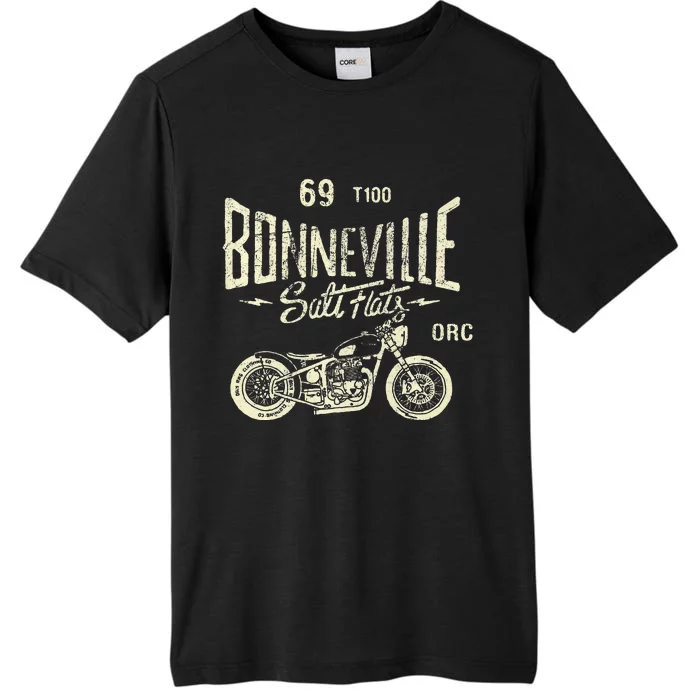 Bonneville Salt Flats Motorcycle Racing ChromaSoft Performance T-Shirt