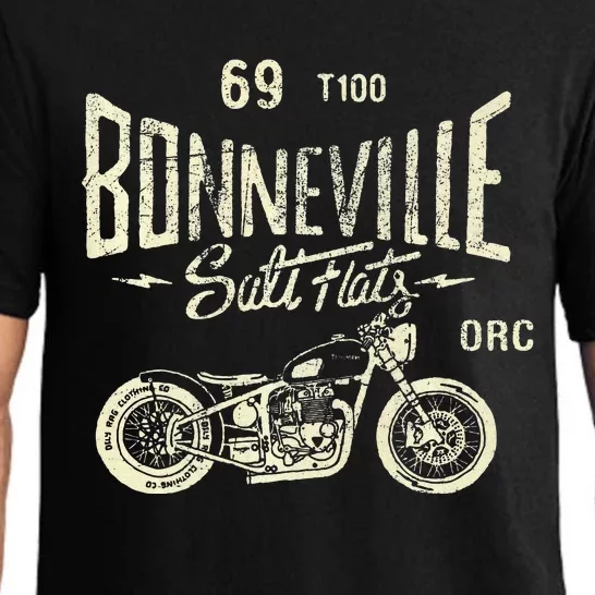 Bonneville Salt Flats Motorcycle Racing Pajama Set