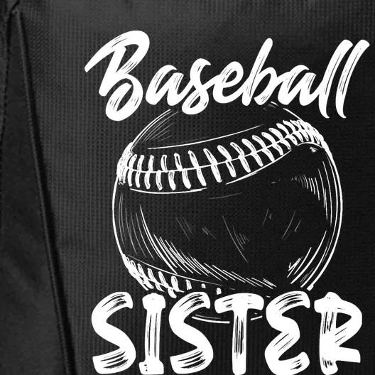 Baseball Sister For Wo Family Matching Players Team City Backpack