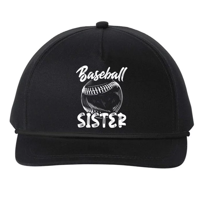 Baseball Sister For Wo Family Matching Players Team Snapback Five-Panel Rope Hat