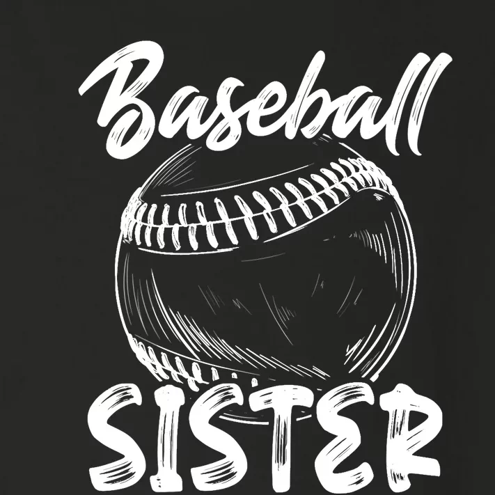 Baseball Sister For Wo Family Matching Players Team Toddler Long Sleeve Shirt