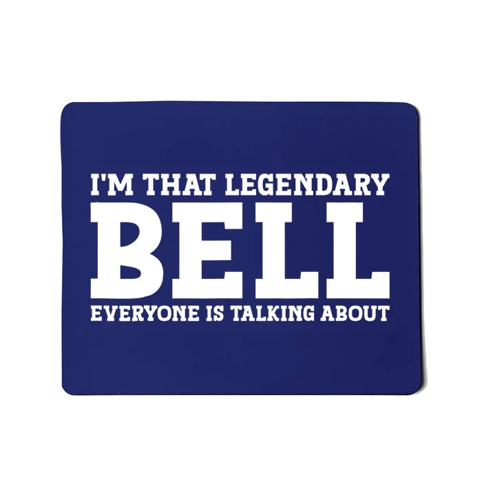 Bell Surname Funny Team Family Last Name Bell Mousepad