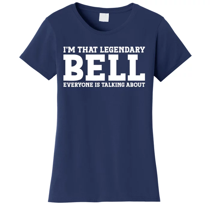 Bell Surname Funny Team Family Last Name Bell Women's T-Shirt