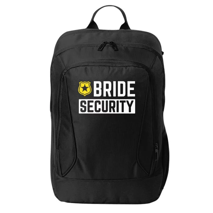 Bride Security Funny Wedding Bridal Party City Backpack