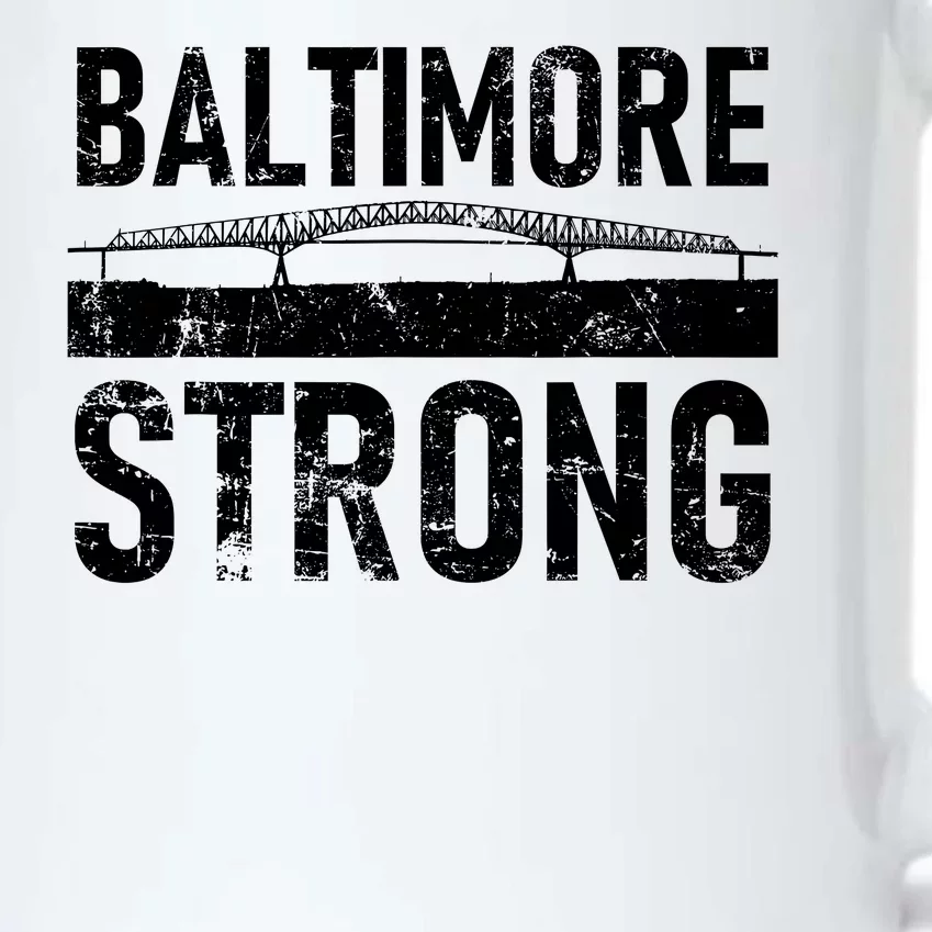 Baltimore Strong Francis Scott Key Bridge Black Color Changing Mug 