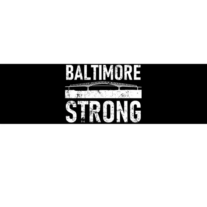 Baltimore Strong Francis Scott Key Bridge Bumper Sticker