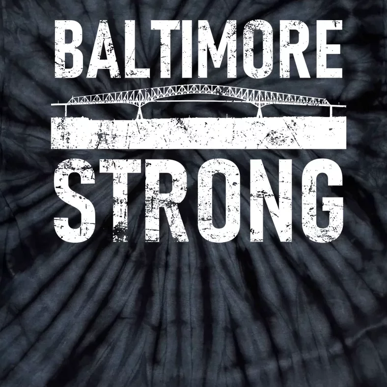 Baltimore Strong Francis Scott Key Bridge Tie-Dye T-Shirt