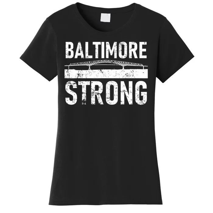 Baltimore Strong Francis Scott Key Bridge Women's T-Shirt