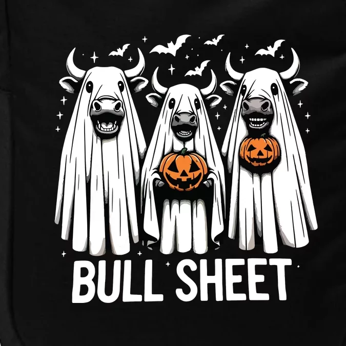 Bull Sheet Funny Ghost Cow Halloween Impact Tech Backpack