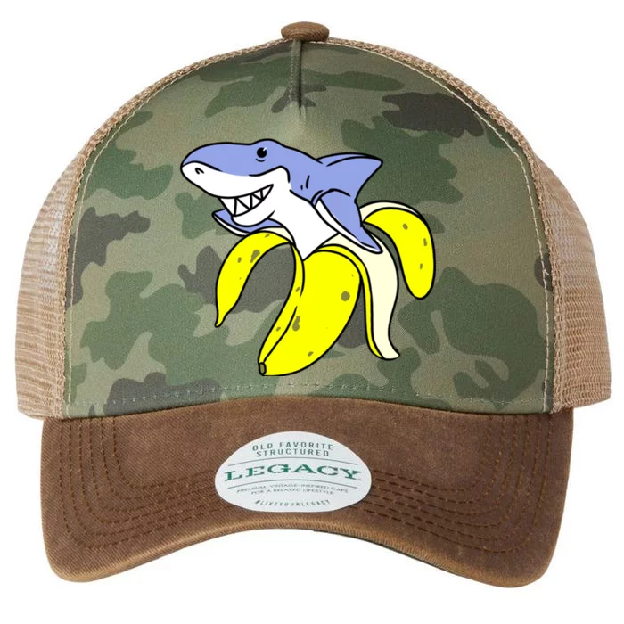 Banana Shark For Banana Lover Legacy Tie Dye Trucker Hat