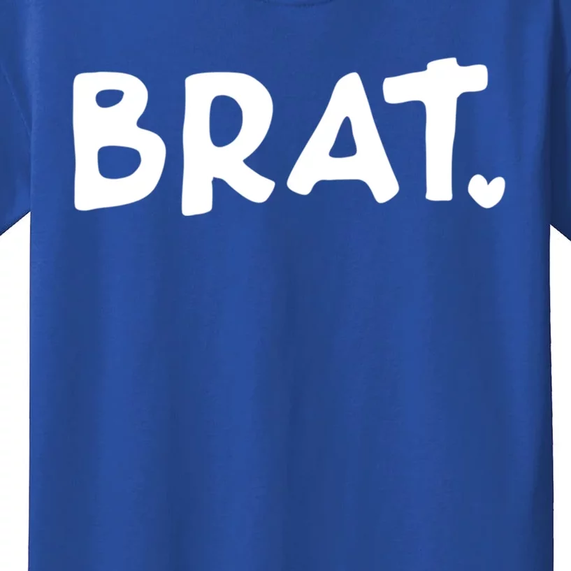 Brat Sarcastic Funny Joke Family Cool Gift Kids T-Shirt