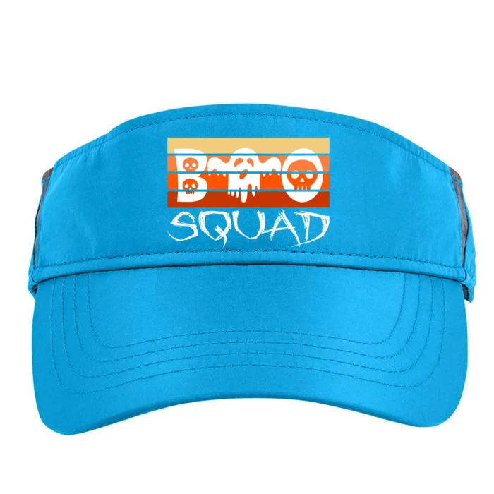 Boo Squad Funny Happy Halloween Cute Ghost Adult Drive Performance Visor