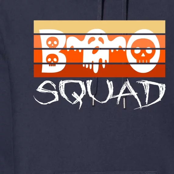 Boo Squad Funny Happy Halloween Cute Ghost Premium Hoodie