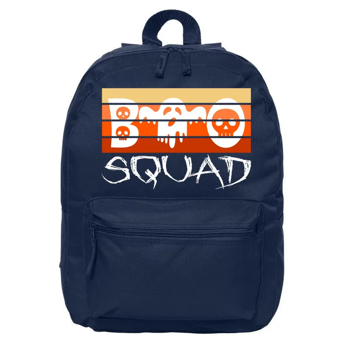 Boo Squad Funny Happy Halloween Cute Ghost 16 in Basic Backpack