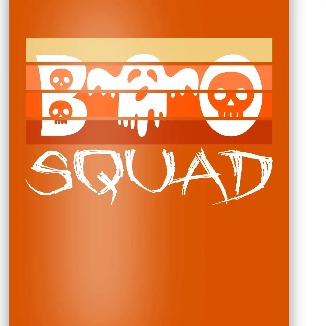 Boo Squad Funny Happy Halloween Cute Ghost Poster