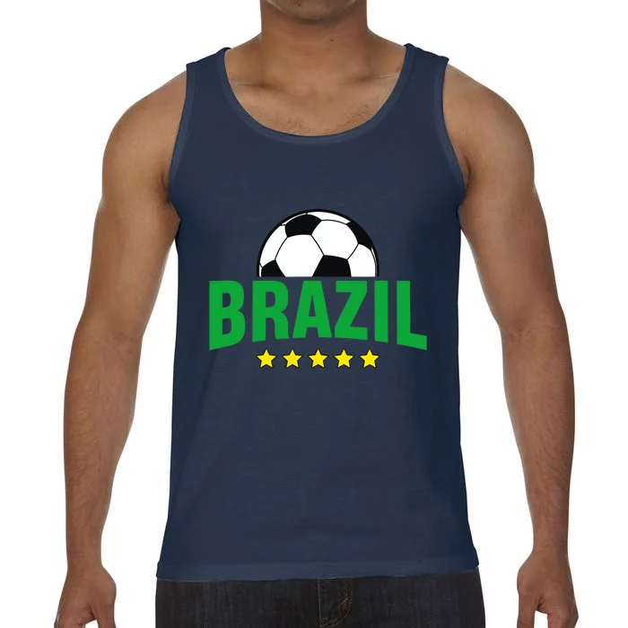 Brazil Soccer Fan Comfort Colors® Tank Top