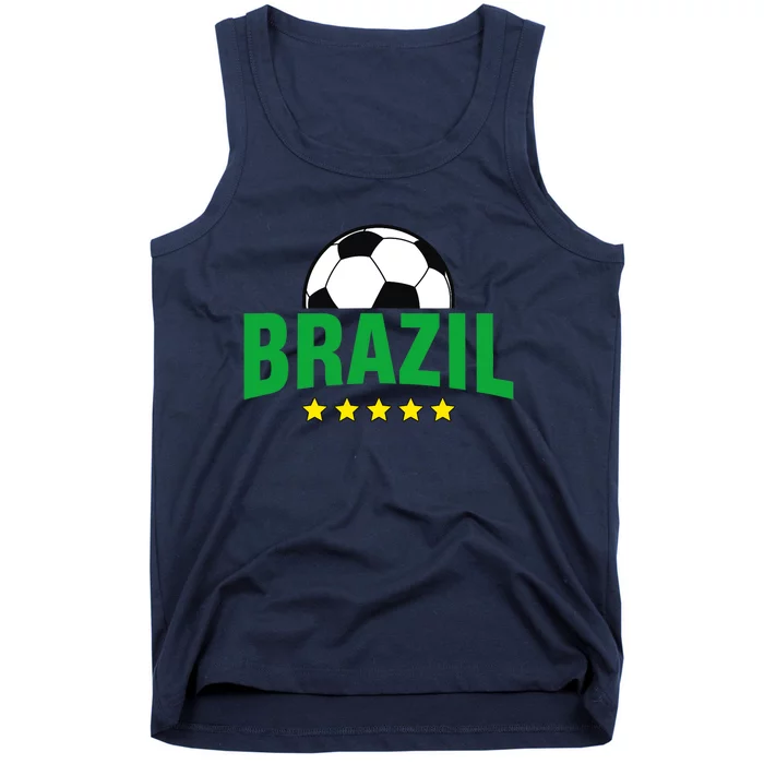 Brazil Soccer Fan Tank Top