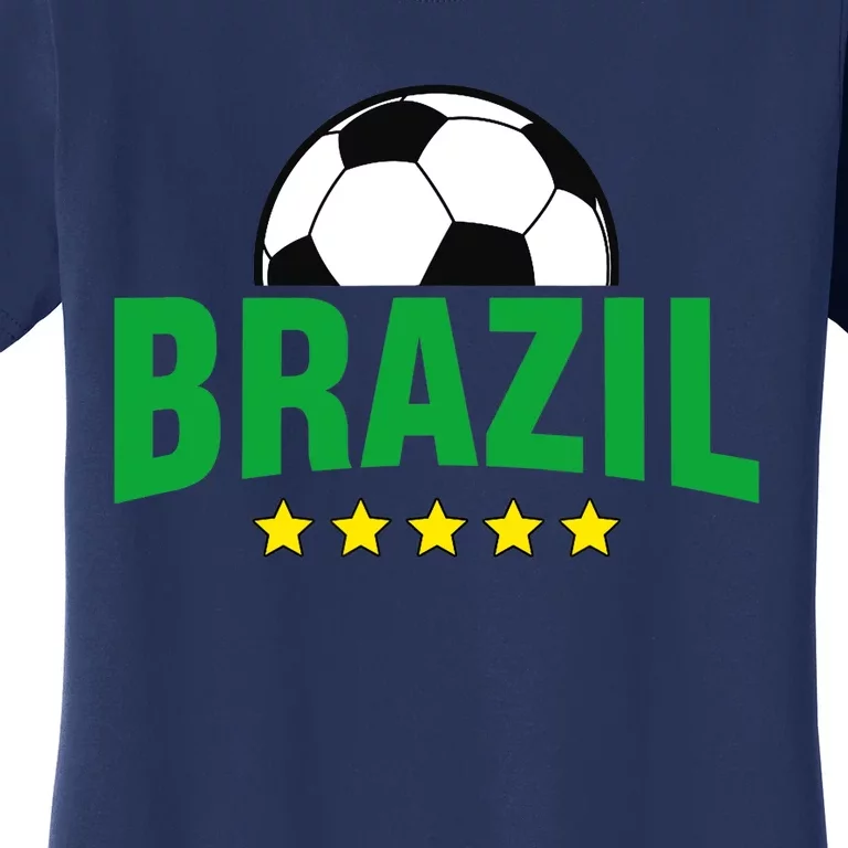 Brazil Soccer Fan Women's T-Shirt