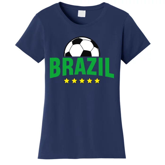 Brazil Soccer Fan Women's T-Shirt