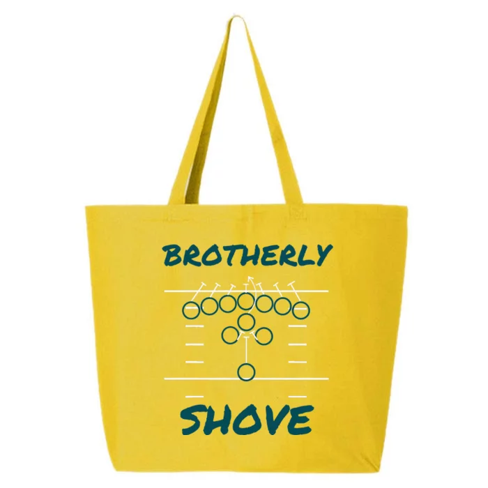 Brotherly Shove Funny Football 25L Jumbo Tote