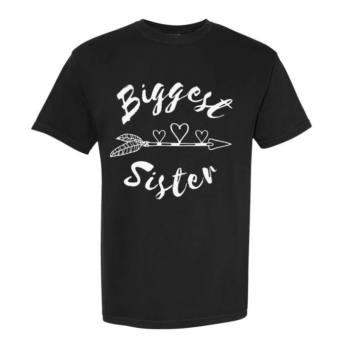 Biggest Sister Family Gift Garment-Dyed Heavyweight T-Shirt