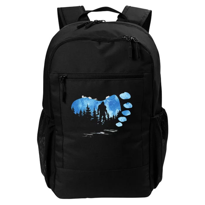 Bigfoot Sasquatch Full Moon In The Forest Daily Commute Backpack