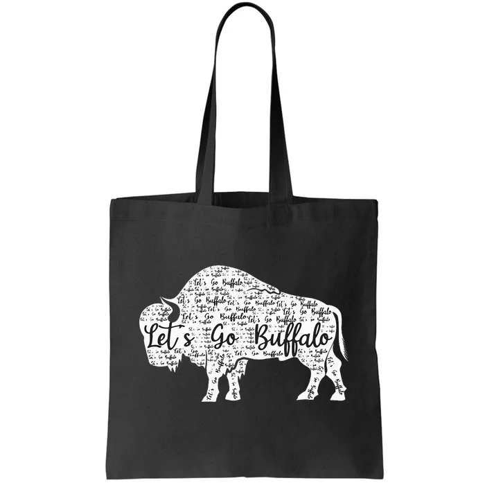 Buffalo Sports Fan Gear Let's Go Buffalo! Tote Bag