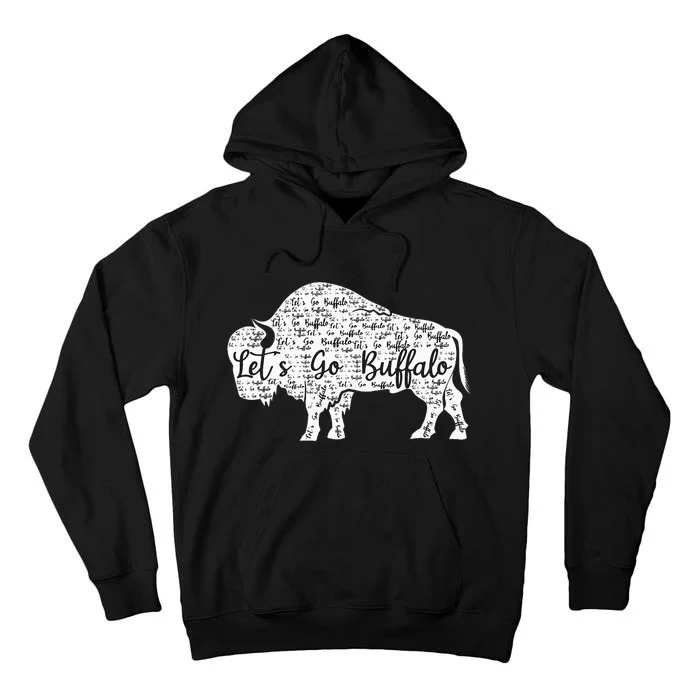 Buffalo Sports Fan Gear Let's Go Buffalo! Tall Hoodie