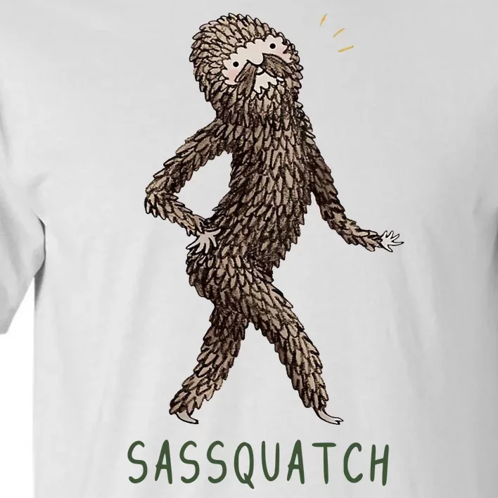 Bigfoot Sassquatch Funny Sassy Tall T-Shirt