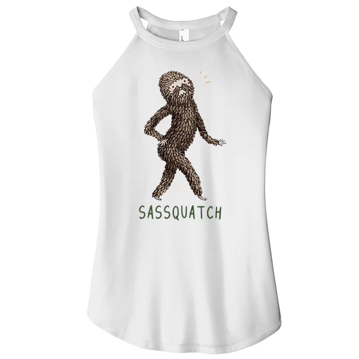 Bigfoot Sassquatch Funny Sassy Women’s Perfect Tri Rocker Tank