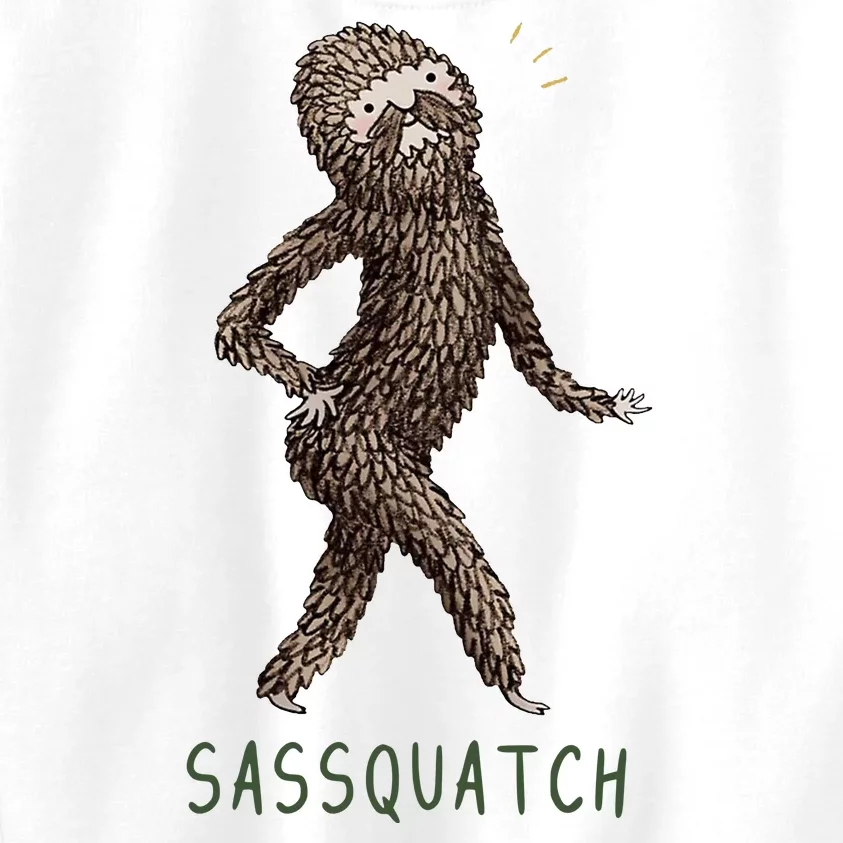 Bigfoot Sassquatch Funny Sassy Kids Sweatshirt