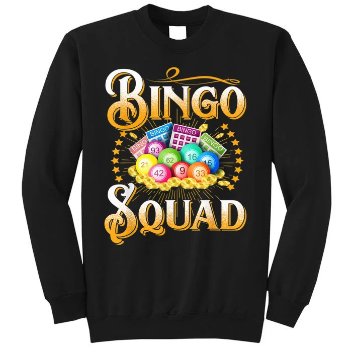 Bingo Squad Funny Gift For Bingo Player Grandma Sweatshirt