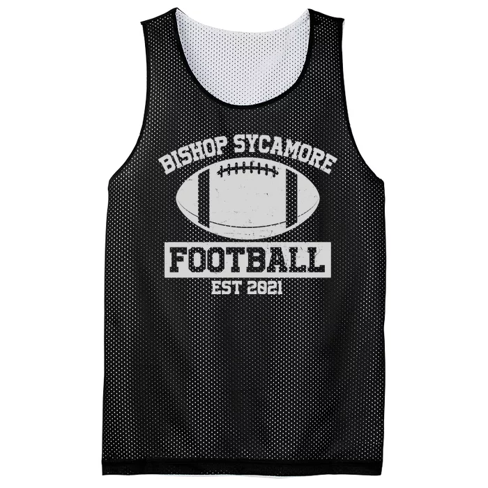 Bishop Sycamore Football EST 2021 Logo Mesh Reversible Basketball Jersey Tank