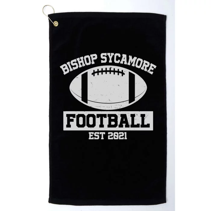 Bishop Sycamore Football EST 2021 Logo Platinum Collection Golf Towel