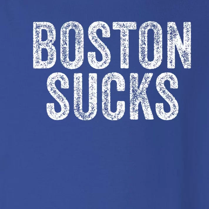 Boston Sucks Funny Hate City Gag Humor Sarcastic Toddler Long Sleeve Shirt