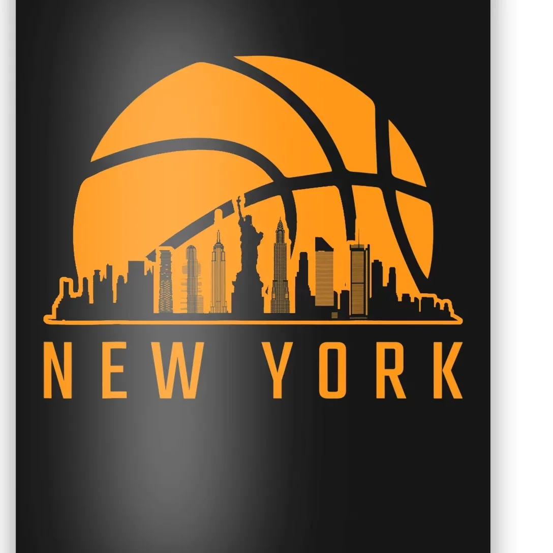 Basketball Sport Fans Player New York Game Day Skyline Poster