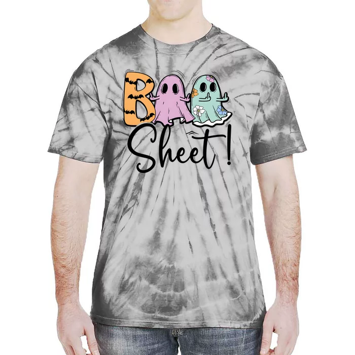 Boo Sheet Funny Halloween Tie-Dye T-Shirt