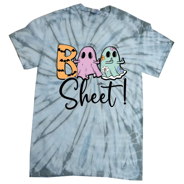 Boo Sheet Funny Halloween Tie-Dye T-Shirt