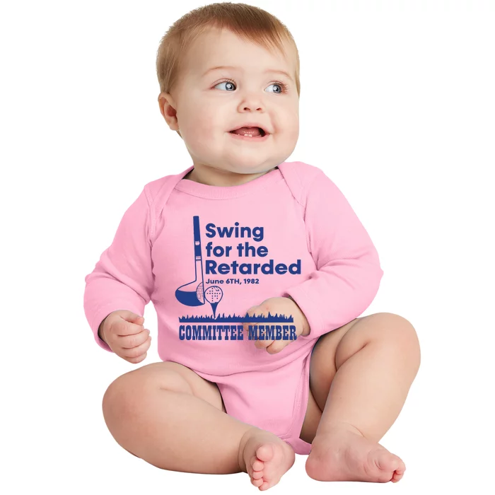 Best Swing For The Retarded June 6Th 1982 Committee Member Baby Long Sleeve Bodysuit