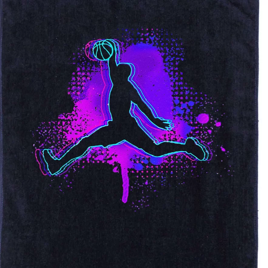 Basketball Sports Fan Player Slam Dunk Teens Platinum Collection Golf Towel