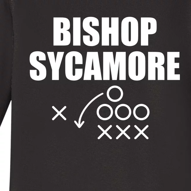 Bishop Sycamore Fake Varsity School Football Team Baby Long Sleeve Bodysuit