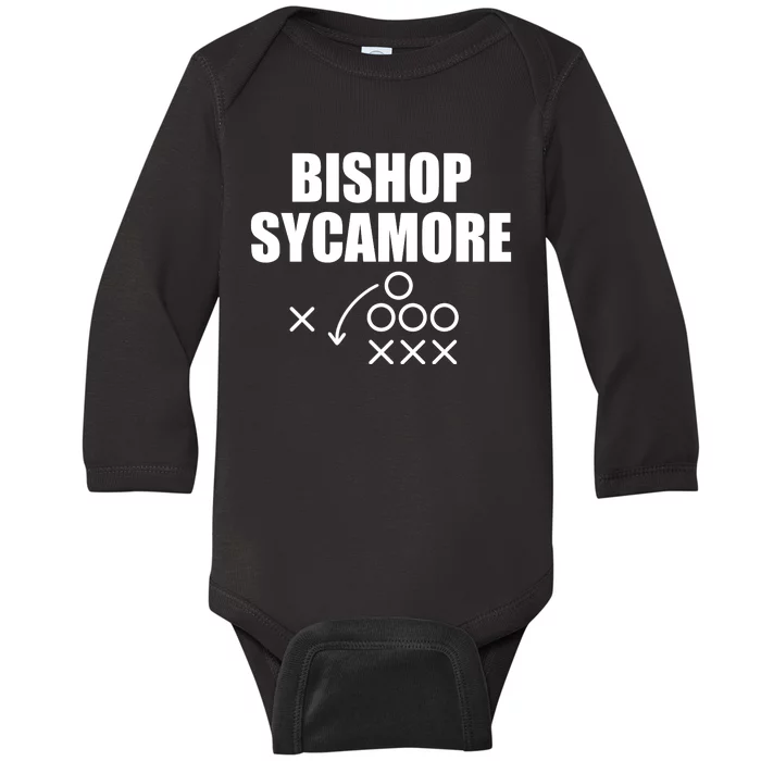 Bishop Sycamore Fake Varsity School Football Team Baby Long Sleeve Bodysuit