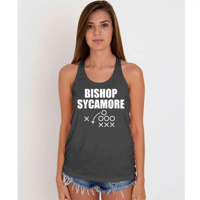 Bishop Sycamore Fake Varsity School Football Team Women's Knotted Racerback Tank