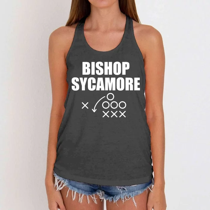 Bishop Sycamore Fake Varsity School Football Team Women's Knotted Racerback Tank