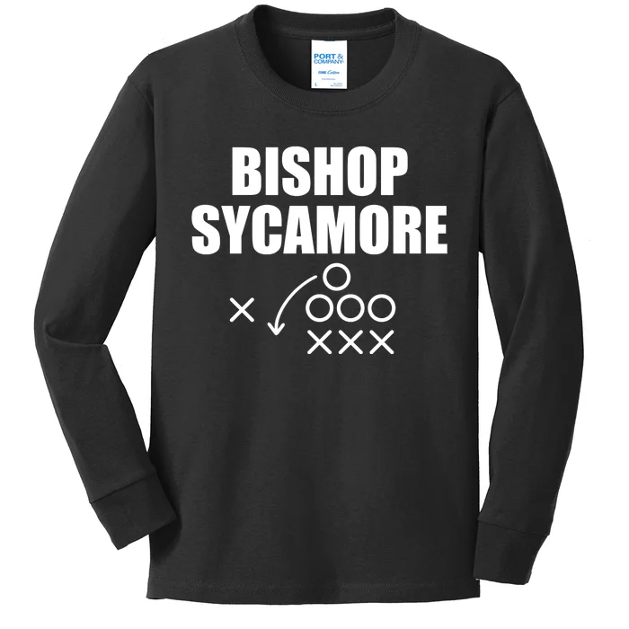 Bishop Sycamore Fake Varsity School Football Team Kids Long Sleeve Shirt