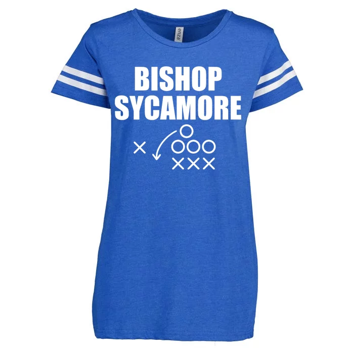 Bishop Sycamore Fake Varsity School Football Team Enza Ladies Jersey Football T-Shirt