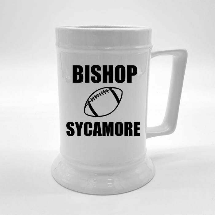 Bishop Sycamor Football Team Front & Back Beer Stein